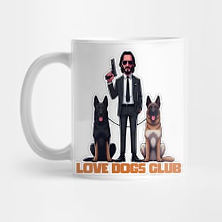 LOVE DOG (Gun) CLUB Mug